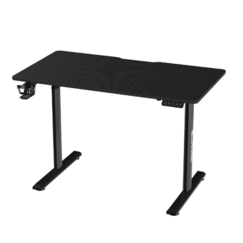 Escritorio eléctrico elevable negro 120x60 Costa Rica — vista frontal YIDRO
